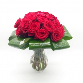 CUORE CALDO: 30 rose rosse