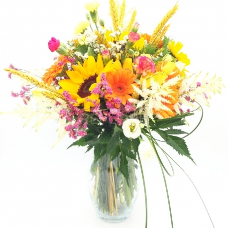 PROFUMO DI GRANO: girasoli e fiori colorati di stagione