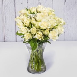 Mazzo Rose bianche