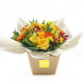 BEATRICE: Bouquet Fresh misto sui toni del giallo e arancio