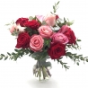 AMORE A DUE: rose rosse e rosa